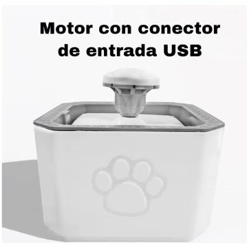 Fuente dispensador de agua para mascotas