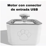 Fuente dispensador de agua para mascotas