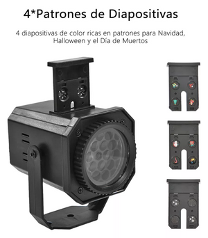 Proyector de luz LED navidad