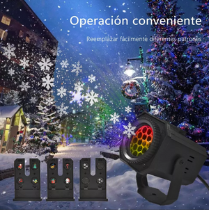 Proyector de luz LED navidad