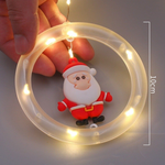 Serie de luz LED aros Navidad