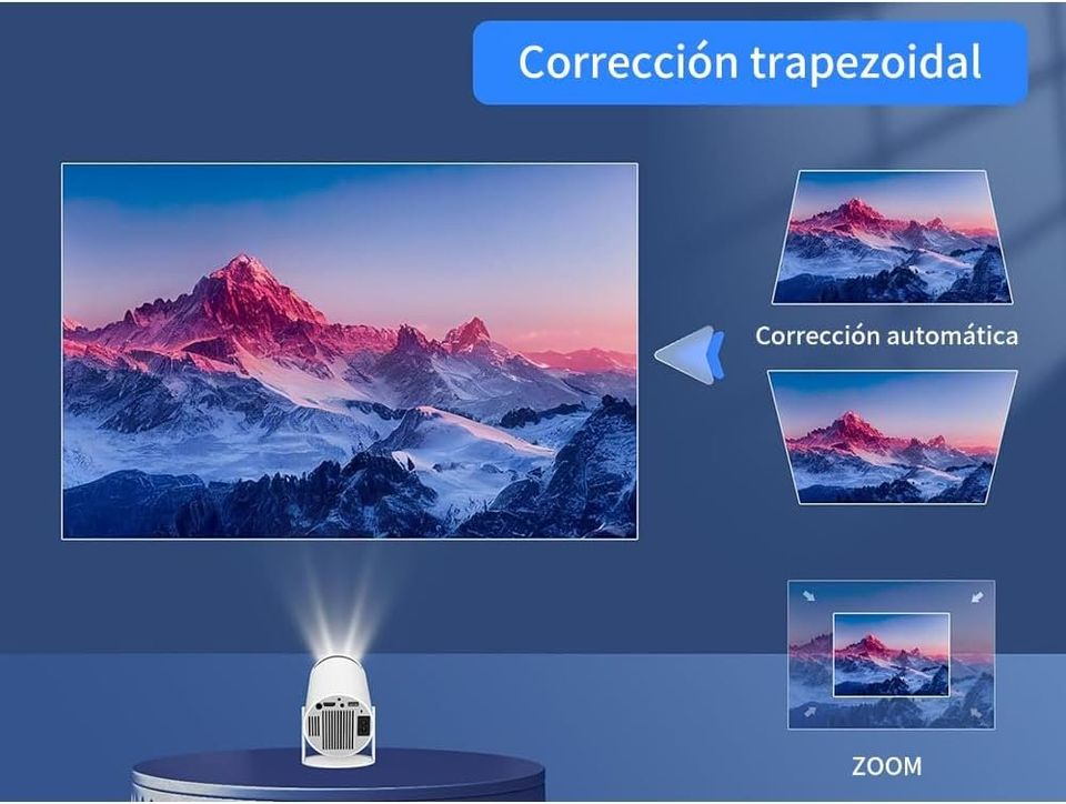 Proyector portátil con Android 11