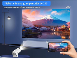 Proyector portátil con Android 11