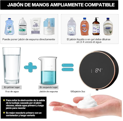 Dispensador de jabón inteligente