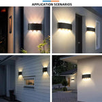 Lámpara de pared LED para interior y exterior