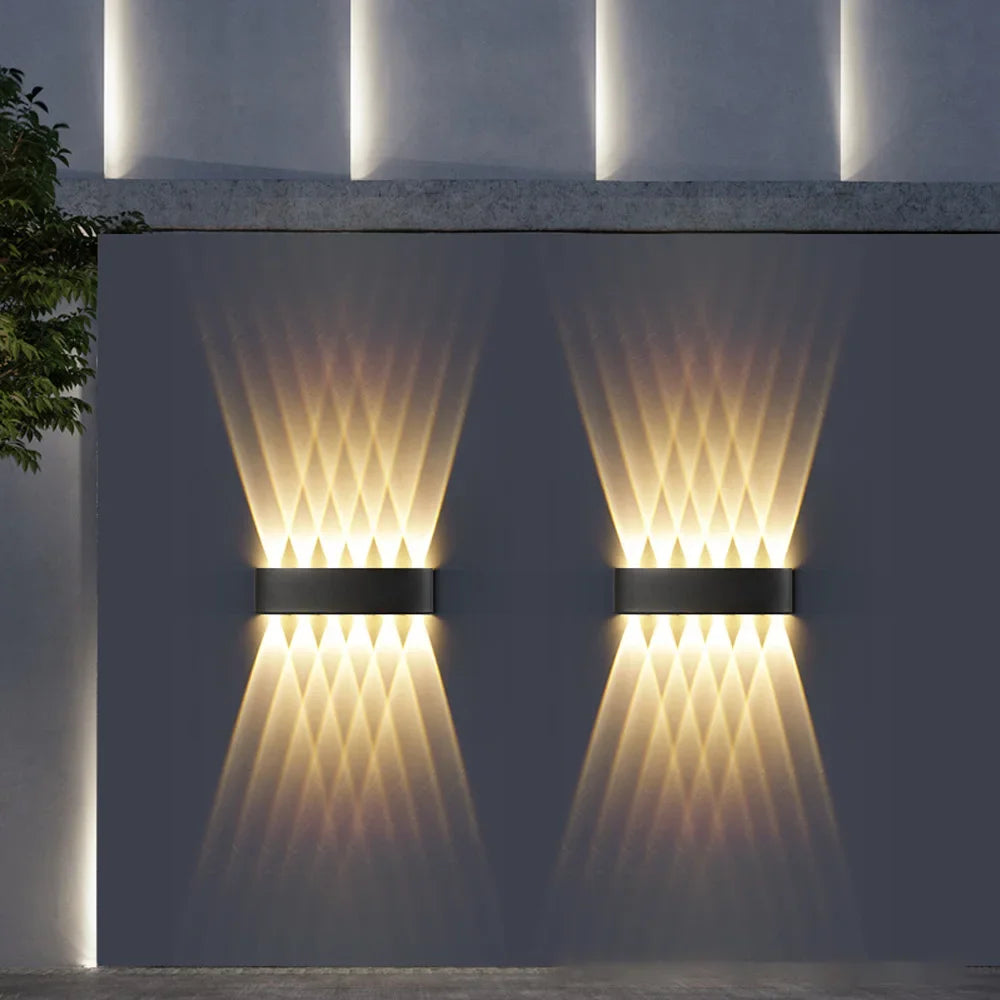 Lámpara de pared LED para interior y exterior