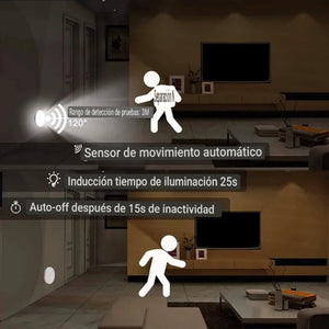 Luz nocturna LED con sensor de movimiento